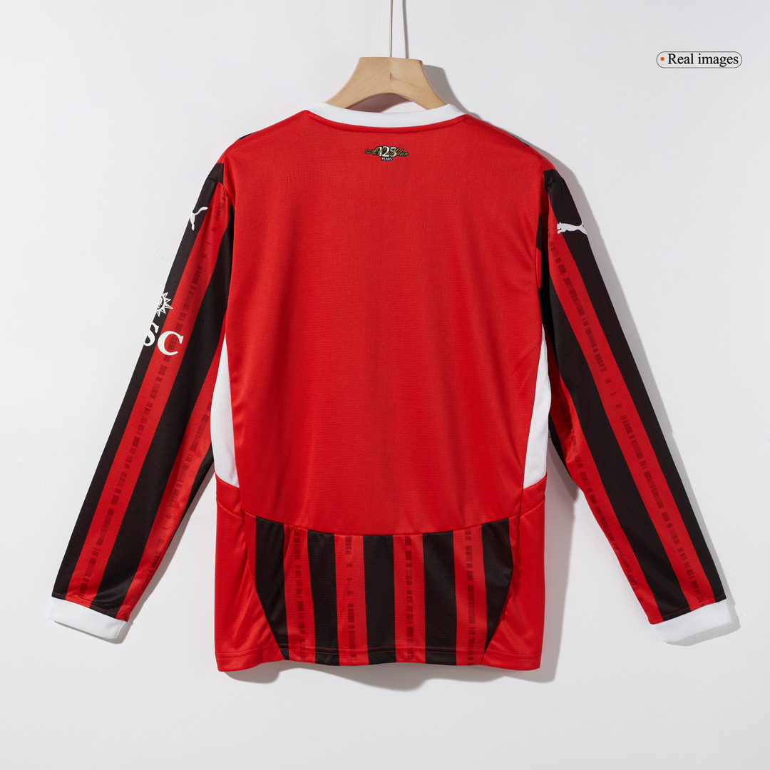 maillot AC Milan 2024/25 domicile noir manches longues