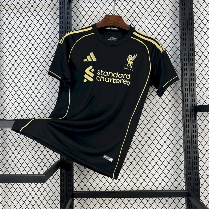 Liverpool maillot foot 2025/26 maillot noir