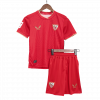 kit enfant Sevilla 2023/24 extérieur rouge