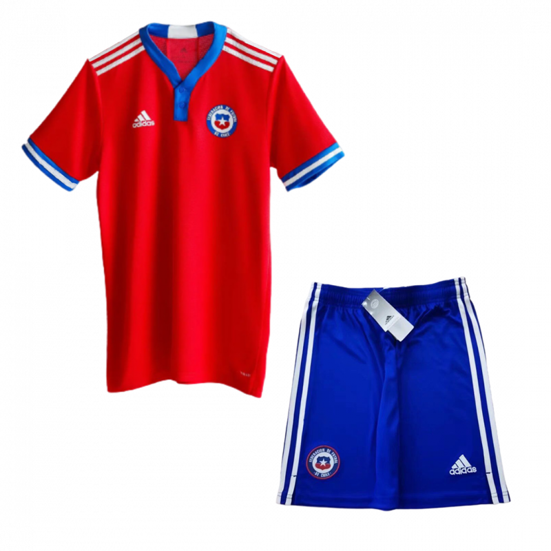 kit enfant Chile 2021/22 domicile rouge