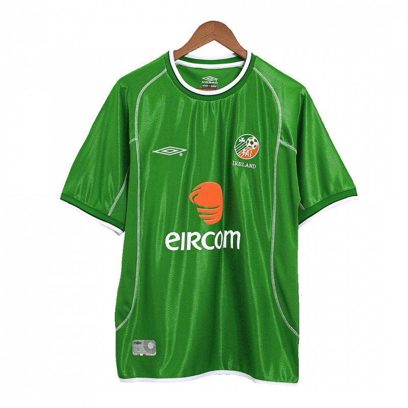 maillot Ireland 2002 domicile vert Retro