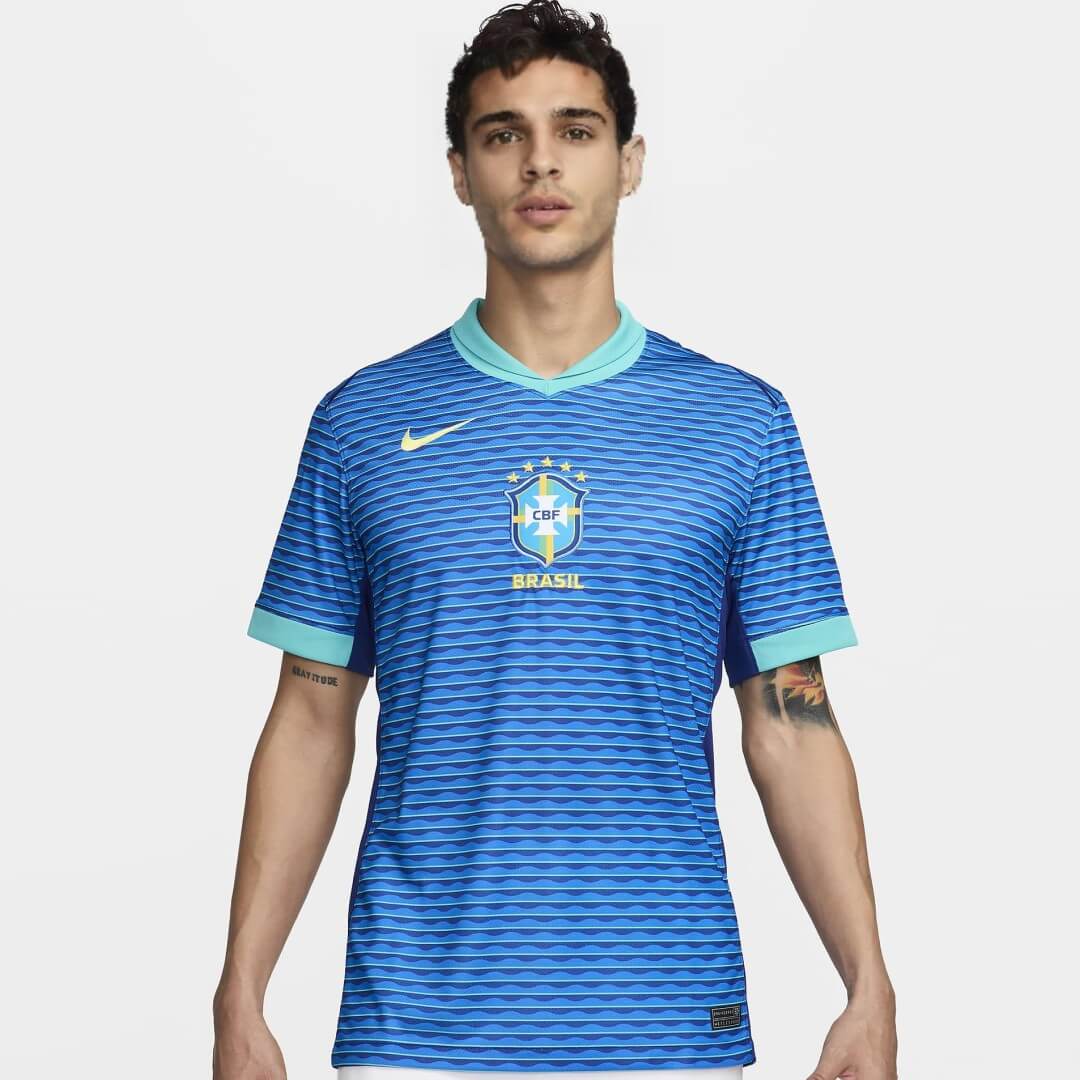 maillot Brazil 2024 extérieur bleu