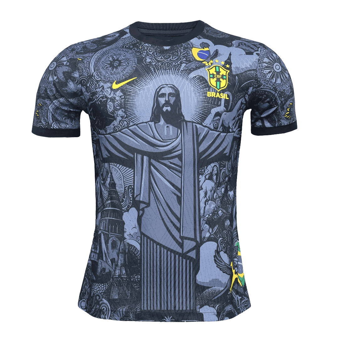 Brazil 2024 Black maillot version joueur