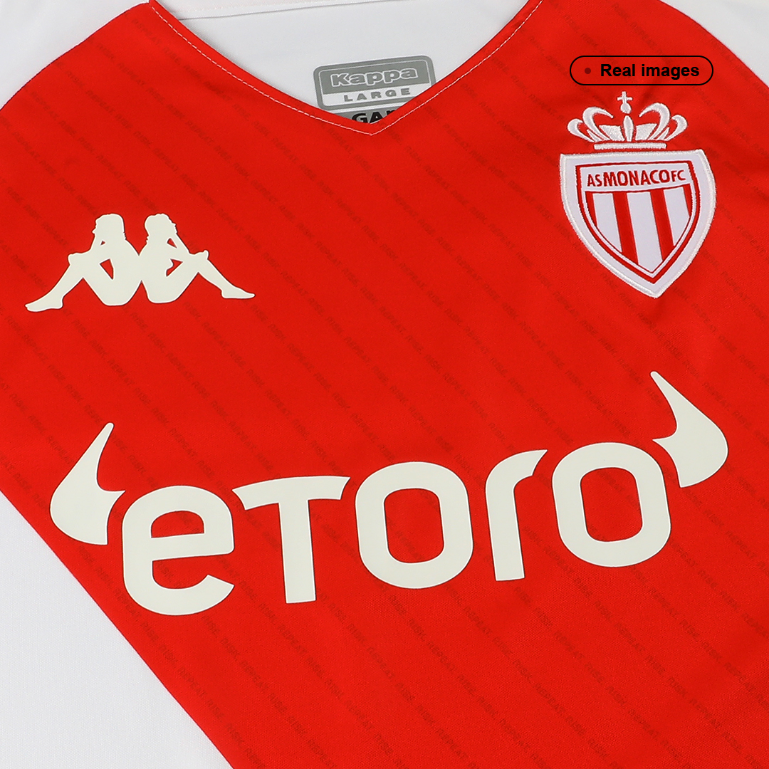 maillot AS Monaco FC 2022/23 domicile blanc