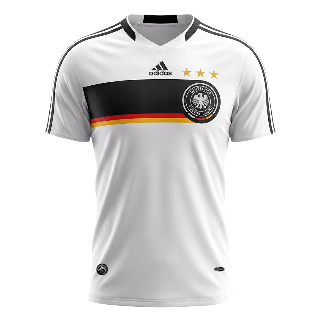 maillot Germany 2008 domicile blanc Retro