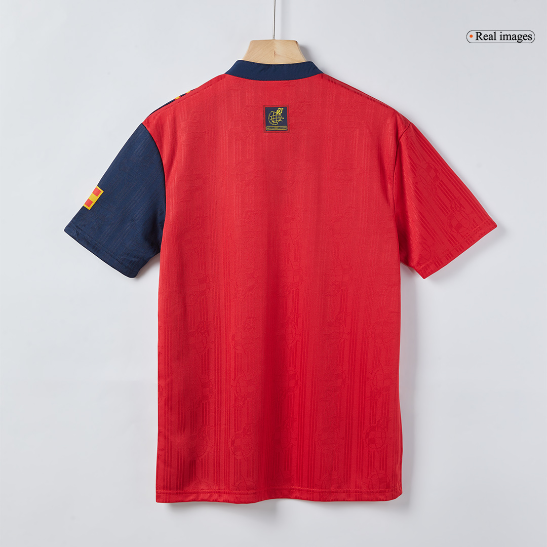 maillot Spain 1996 domicile rouge Retro