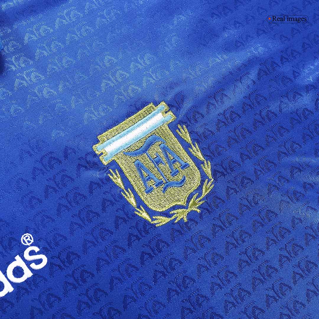 maillot Argentina 1994 extérieur bleu Retro