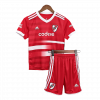 kit enfant River Plate 2022/23 extérieur rouge