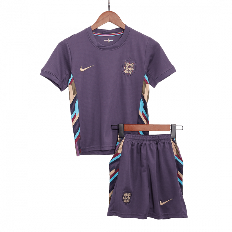 kit enfant England 2024 extérieur bleu