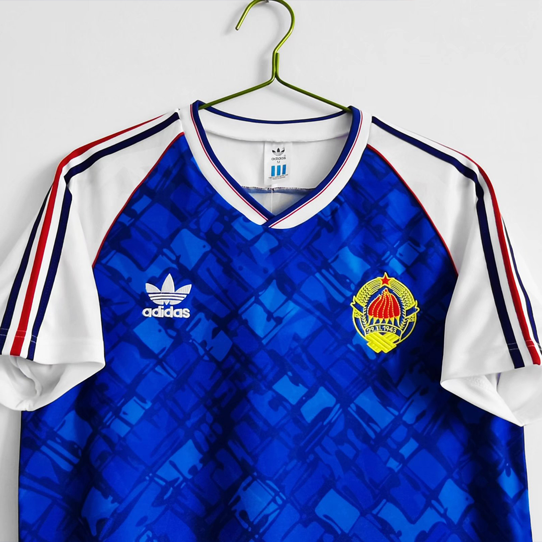 maillot Yugoslavia 1992 domicile bleu Retro