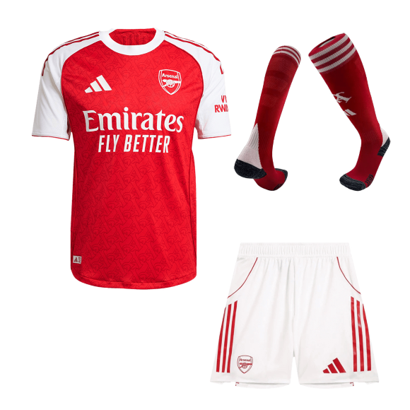 Arsenal 2025/26 domicile Red Player Version ensemble de football