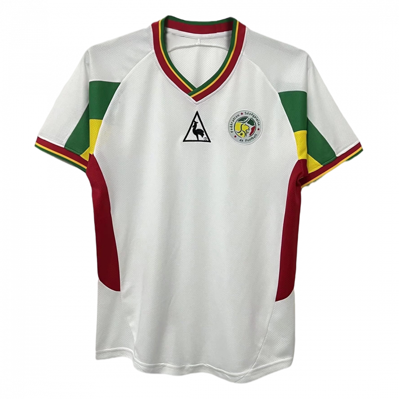 maillot Senegal 2002 extérieur blanc Retro