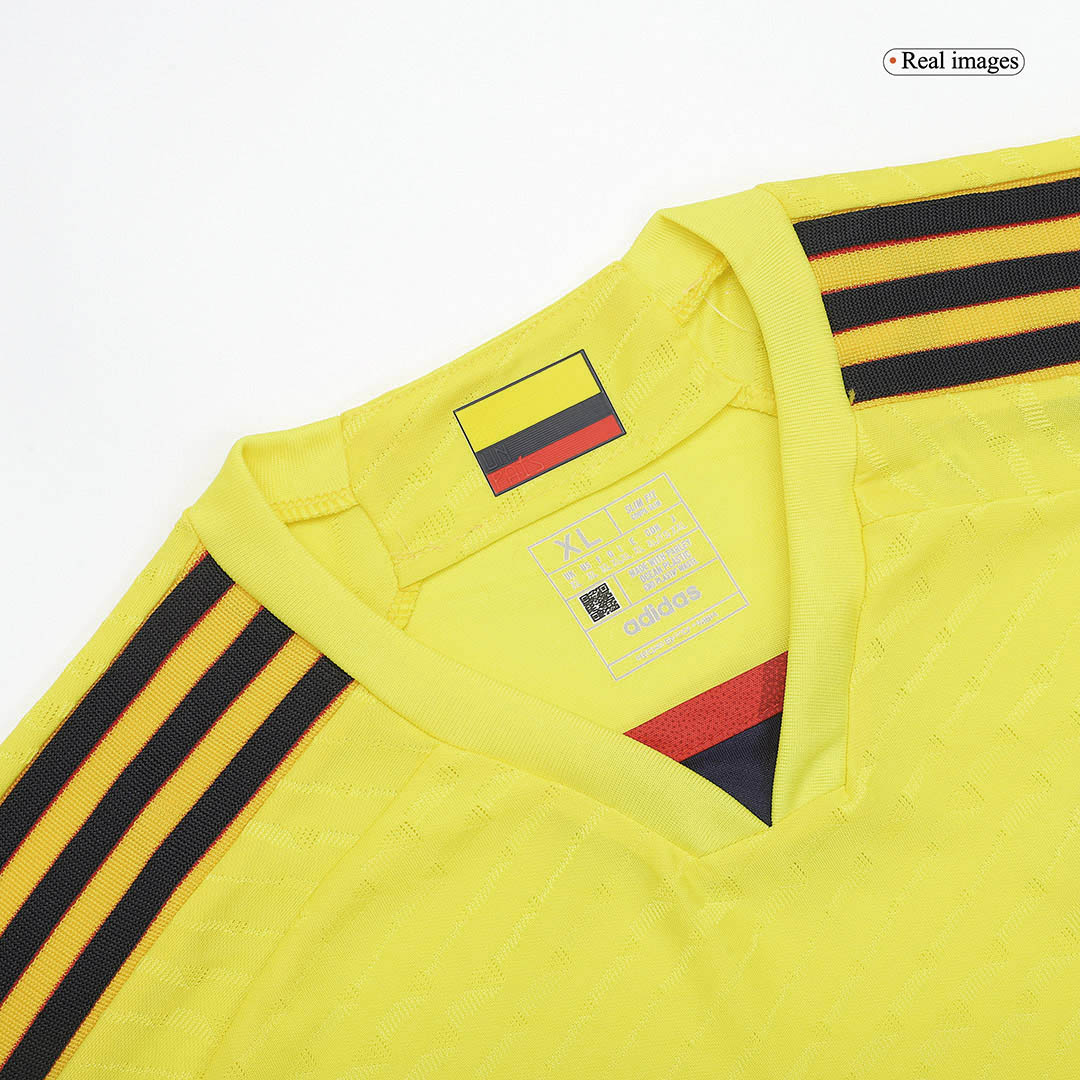maillot Colombia 2022 domicile jaune Player Version
