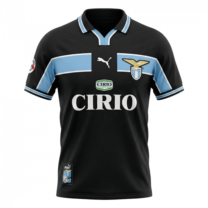 maillot Lazio 1998/99 extérieur bleu Retro