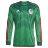 maillot Mexico 2022 domicile vert manches longues