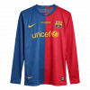 Barcelona 2008/09 domicile manches longues UCL Retro Jersey