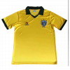 maillot Brazil 1985 domicile jaune Retro