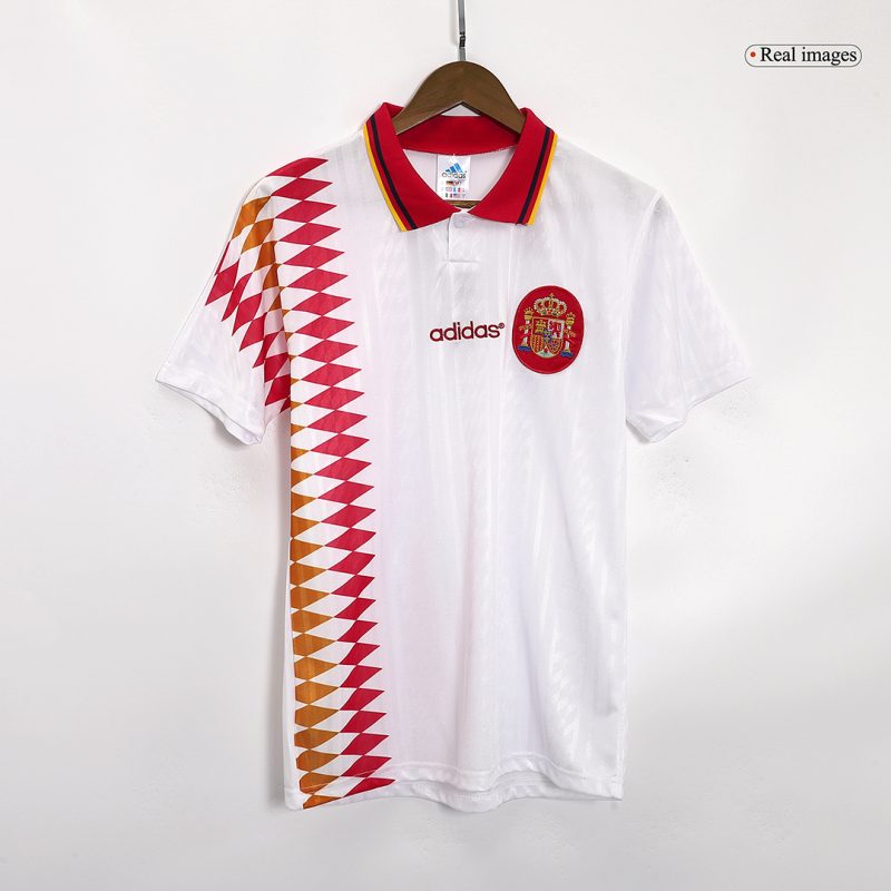 maillot Spain 1994 extérieur blanc Retro