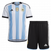 Argentina 2022 domicile White trois étoiles Kids Kit