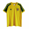 maillot Wales 1982 extérieur jaune Retro