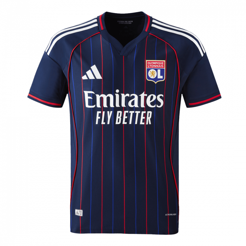 maillot Olympique Lyonnais 2025/26 extérieur bleu Player Version