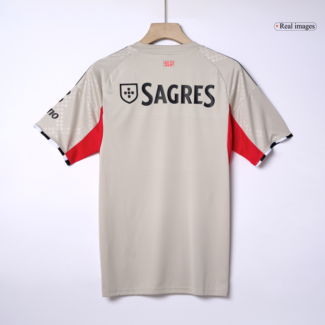 Benfica 2025/26 extérieur Beige Jersey