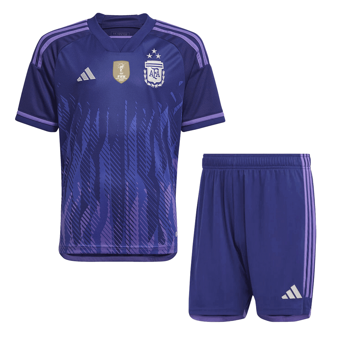 Argentina 2022 extérieur Purple trois étoiles Kids Kit