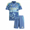 kit enfant Ajax 2024/25 extérieur bleu