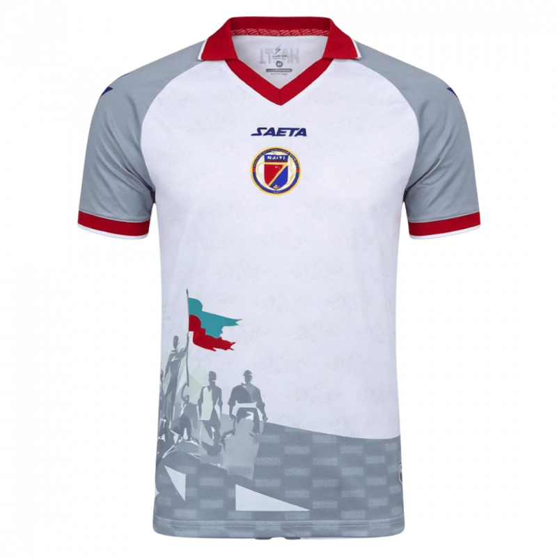 maillot Haiti 2026 extérieur blanc