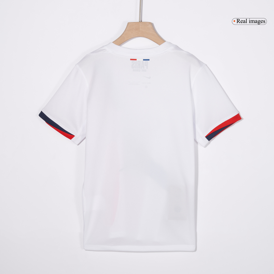kit enfant Paris Saint-Germain 2024/25 extérieur blanc