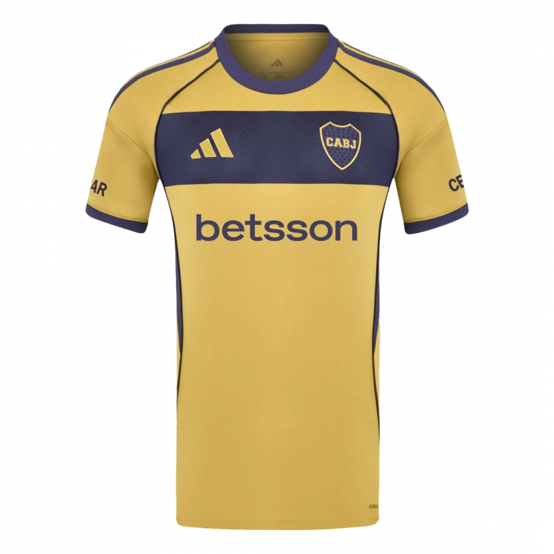 maillot Boca Juniors 2025/26 extérieur jaune