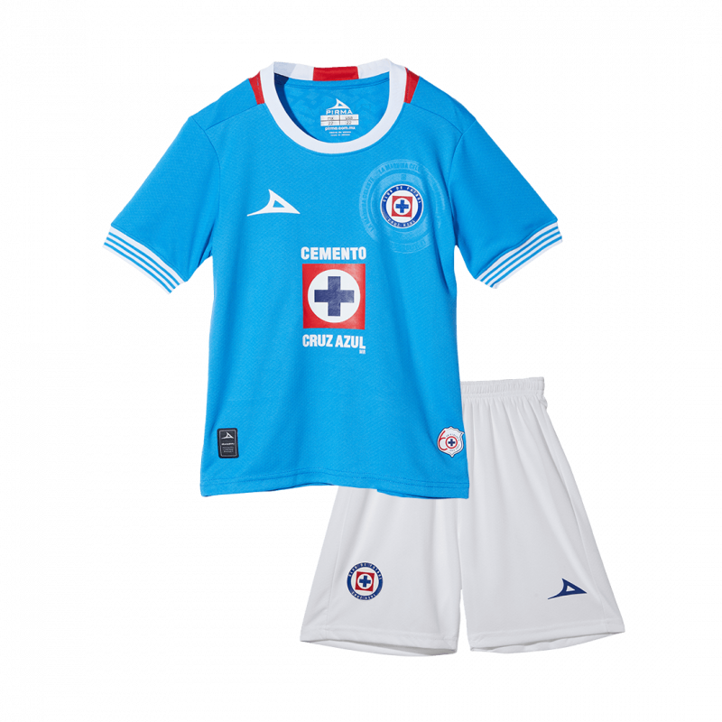 kit enfant Cruz Azul 2024/25 domicile bleu