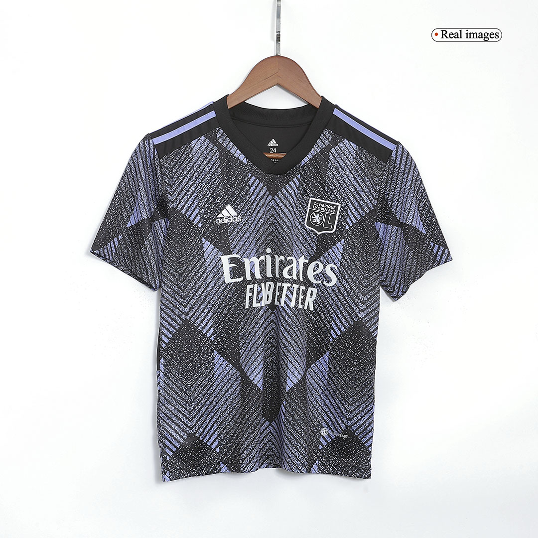 kit enfant Olympique Lyonnais 2022/23 troisième noir