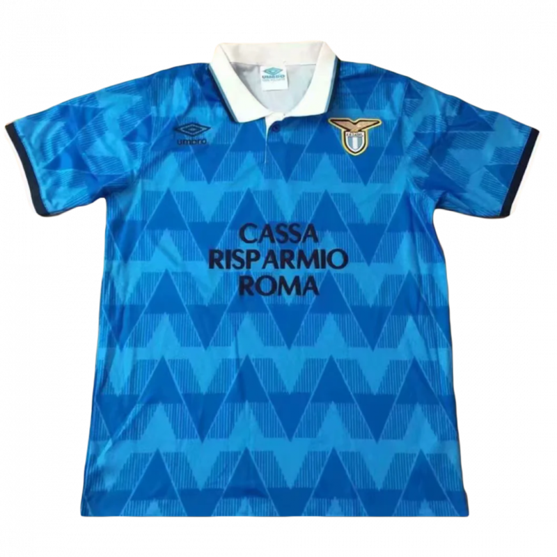 maillot Lazio 1989 domicile bleu Retro