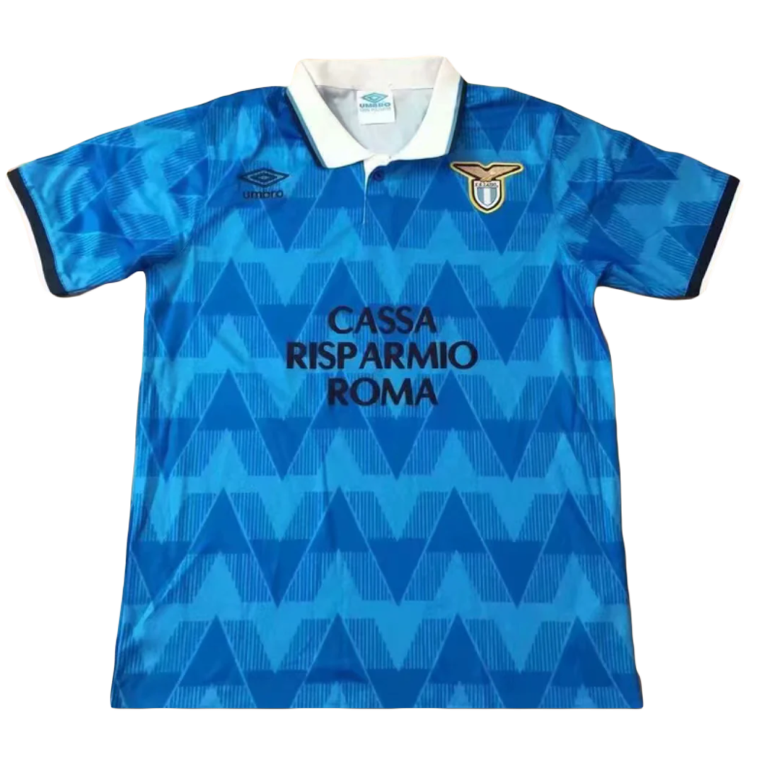 maillot Lazio 1989 domicile bleu Retro