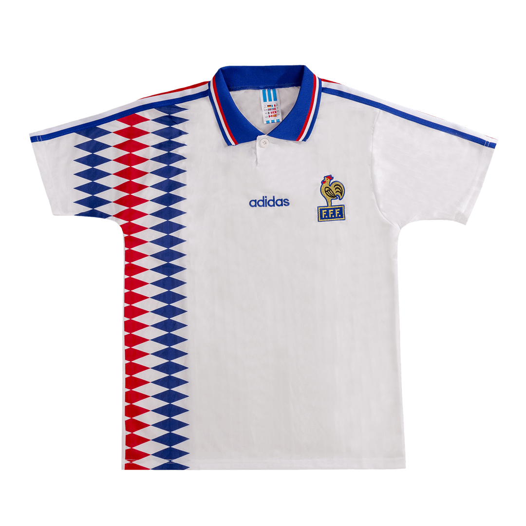 maillot France 1994 extérieur blanc Retro