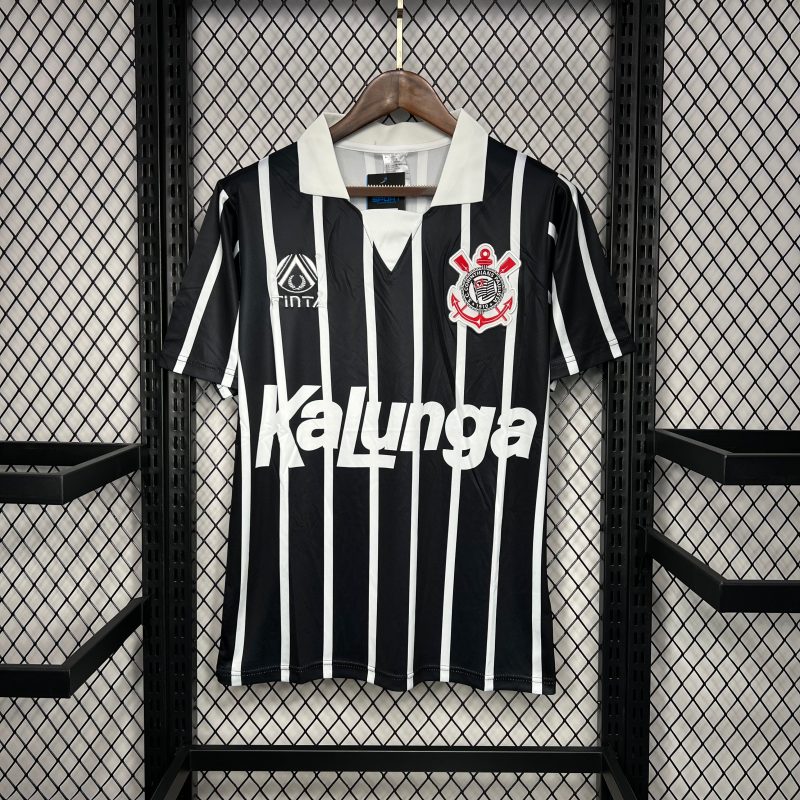 Corinthians maillot foot 1990 extérieur Maillot rétro