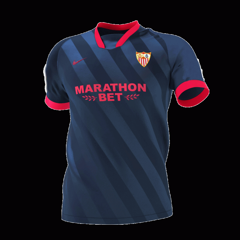 maillot Sevilla 2020/21 troisième bleu