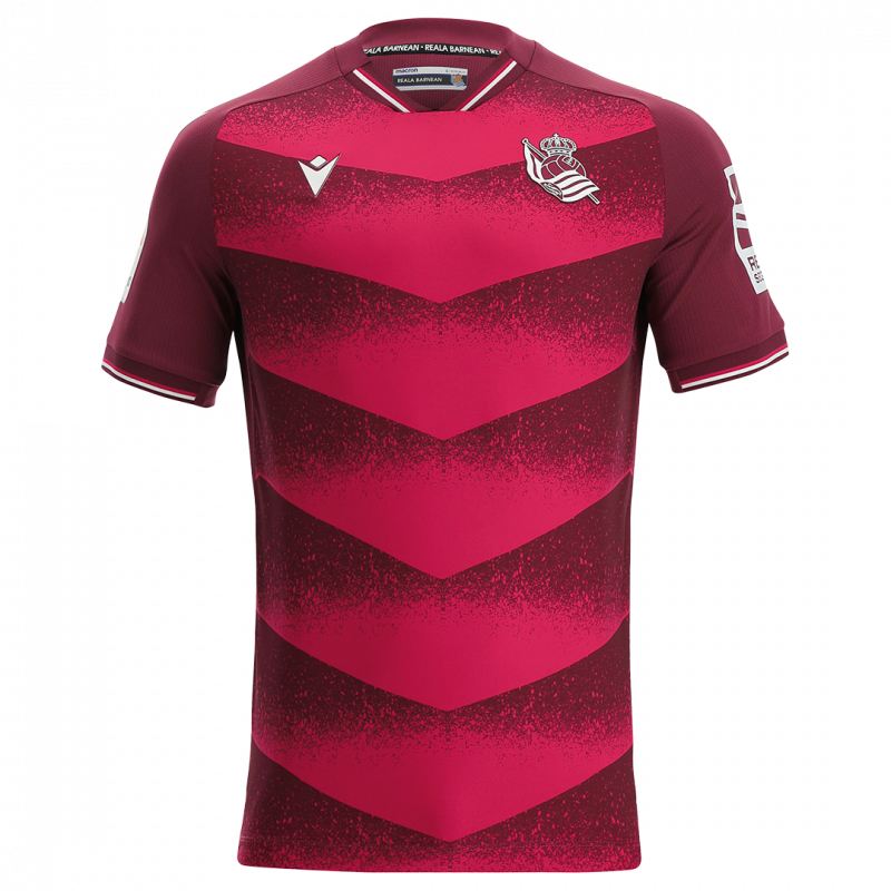 maillot Real Sociedad 2021/22 extérieur rose