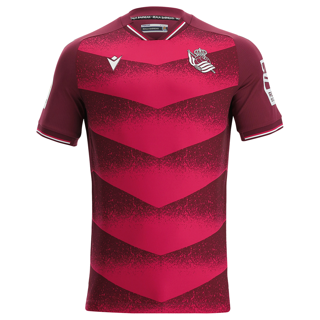 maillot Real Sociedad 2021/22 extérieur rose