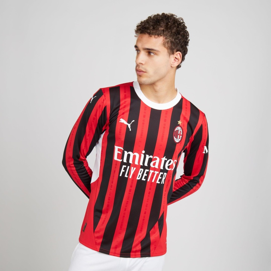 maillot AC Milan 2024/25 domicile noir manches longues