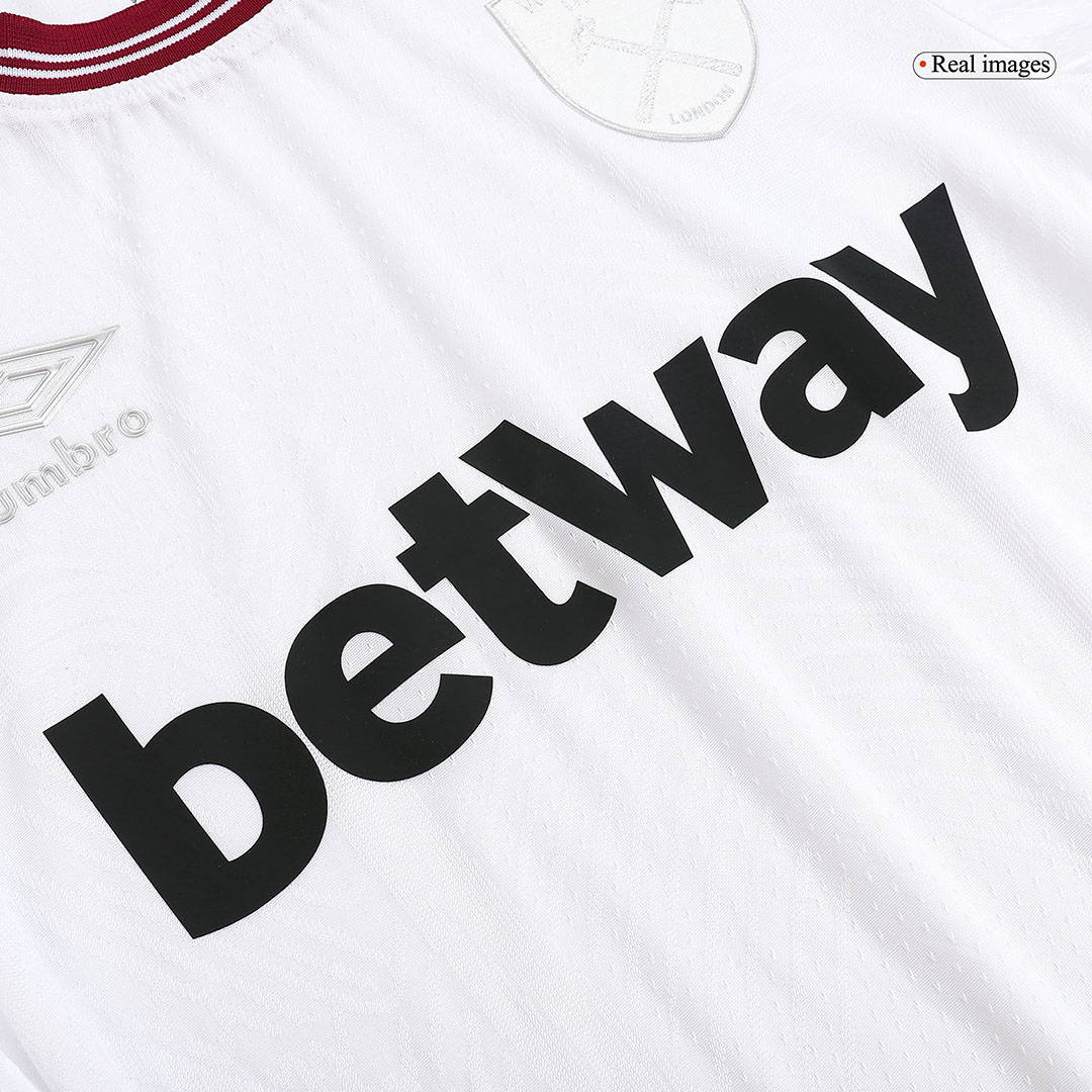 maillot West Ham United 2023/24 extérieur blanc Player Version