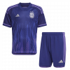 kit enfant Argentina 2022 extérieur violet