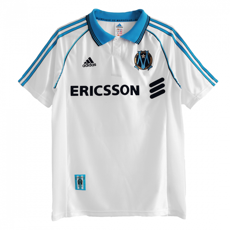 maillot Marseille 1998/99 domicile blanc Retro