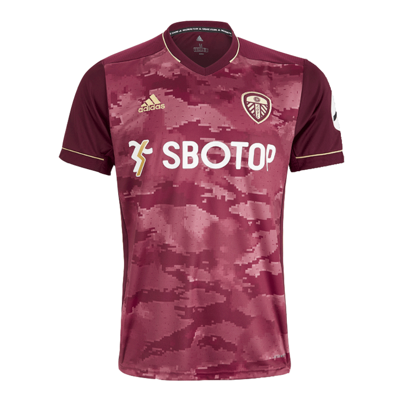 maillot Leeds United 2020/21 troisième rouge