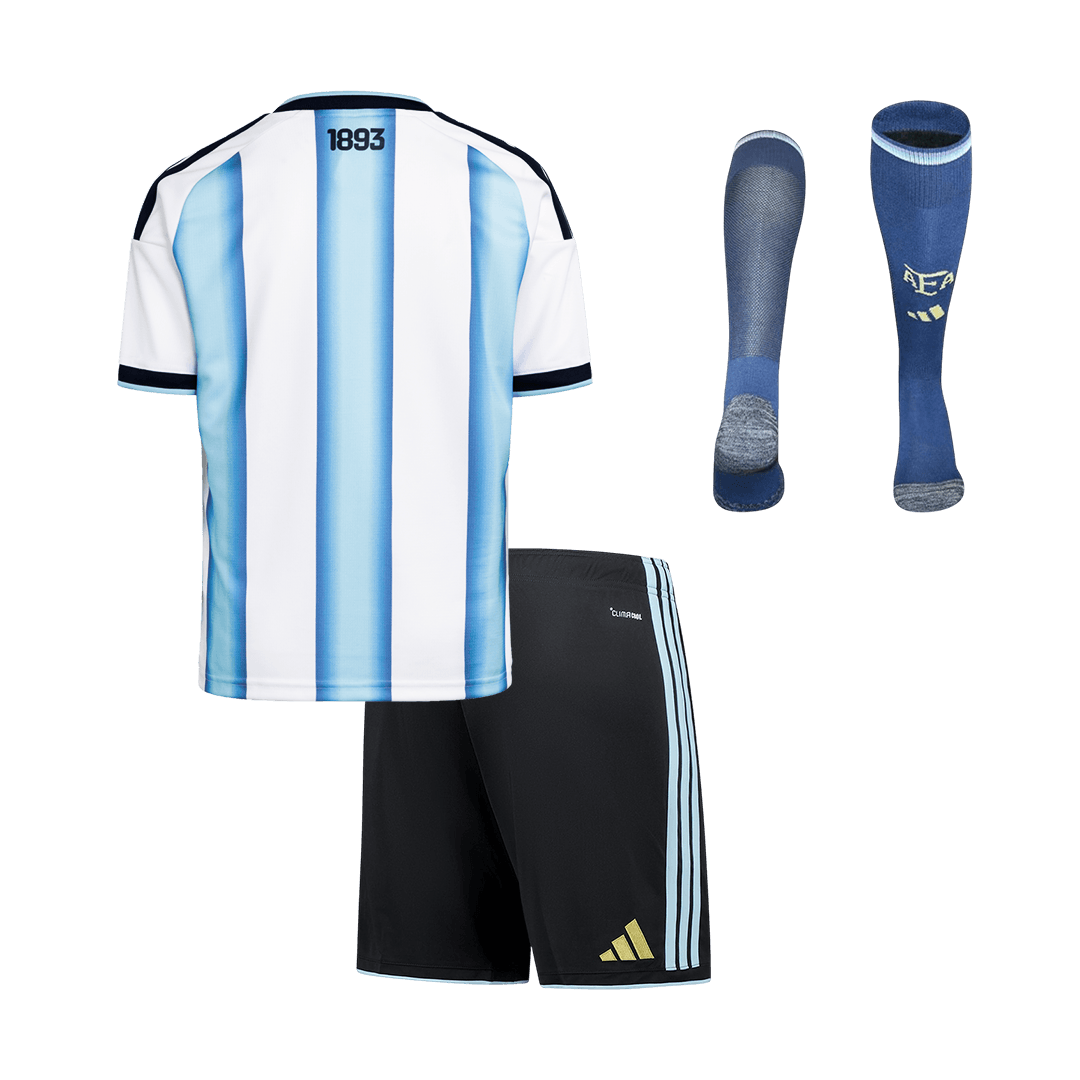 Argentina 2026 domicile White Premium Kids Kit