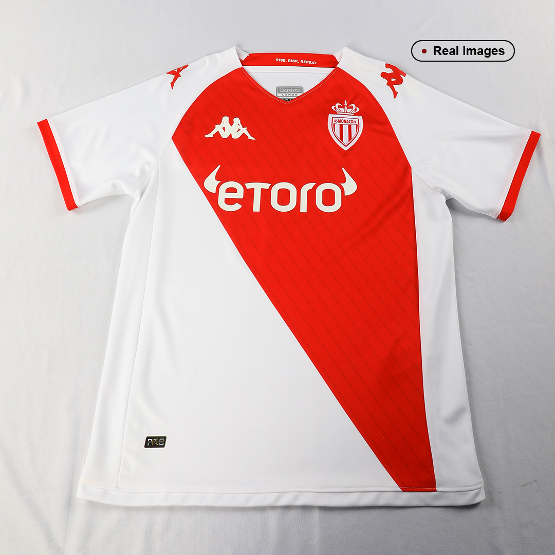maillot AS Monaco FC 2022/23 domicile blanc