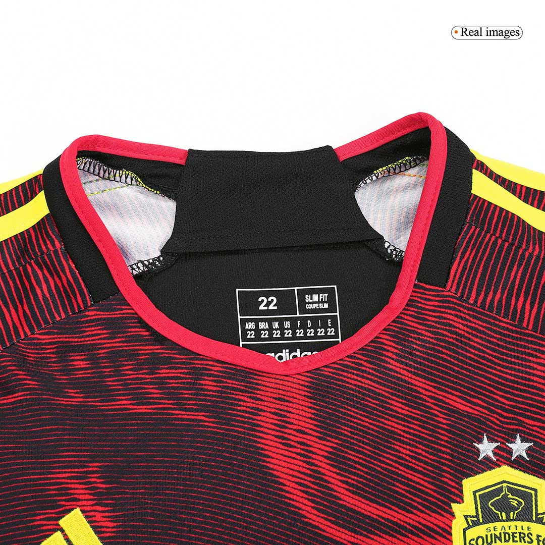 kit enfant Seattle Sounders 2023 extérieur rouge