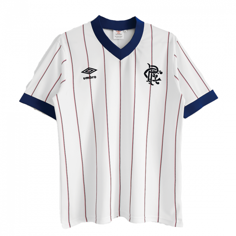 maillot Glasgow Rangers 1982/83 extérieur blanc Retro