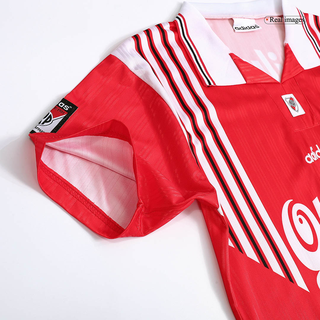 maillot River Plate 1996/97 extérieur rouge Retro
